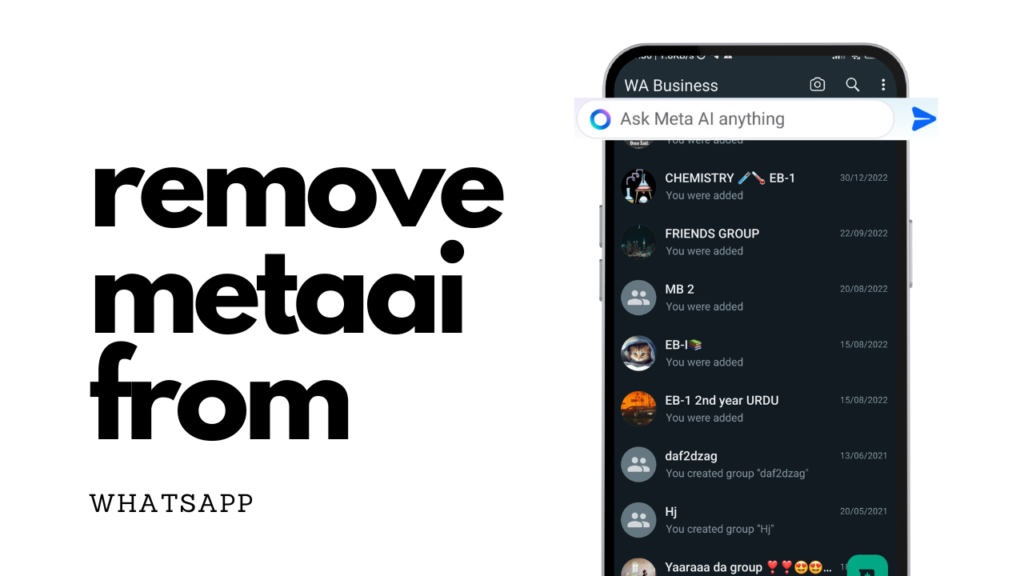 How to Remove Meta AI from WhatsApp: Step-by-Step Guide