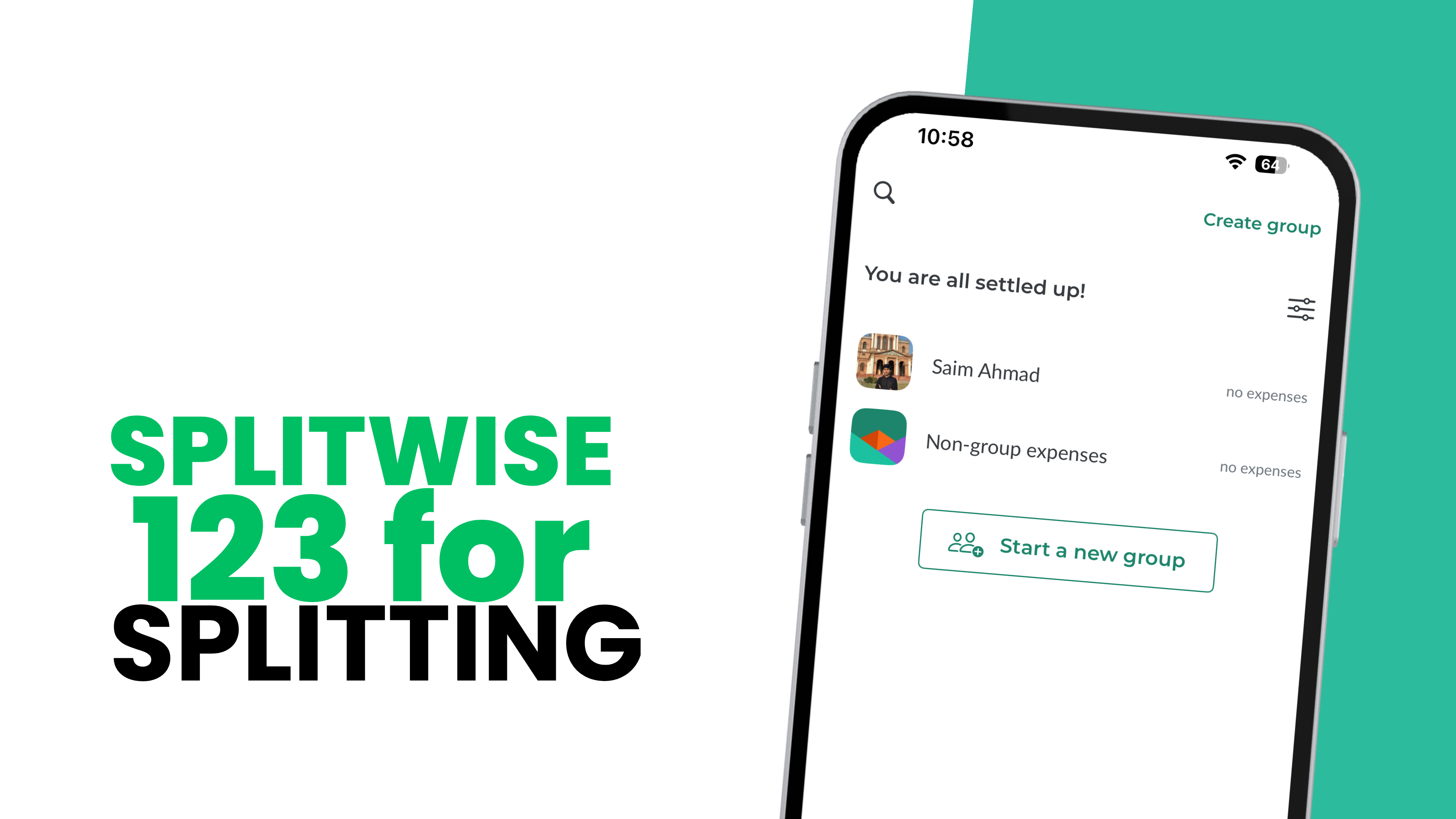 why does splitwise do 123 for splitting?